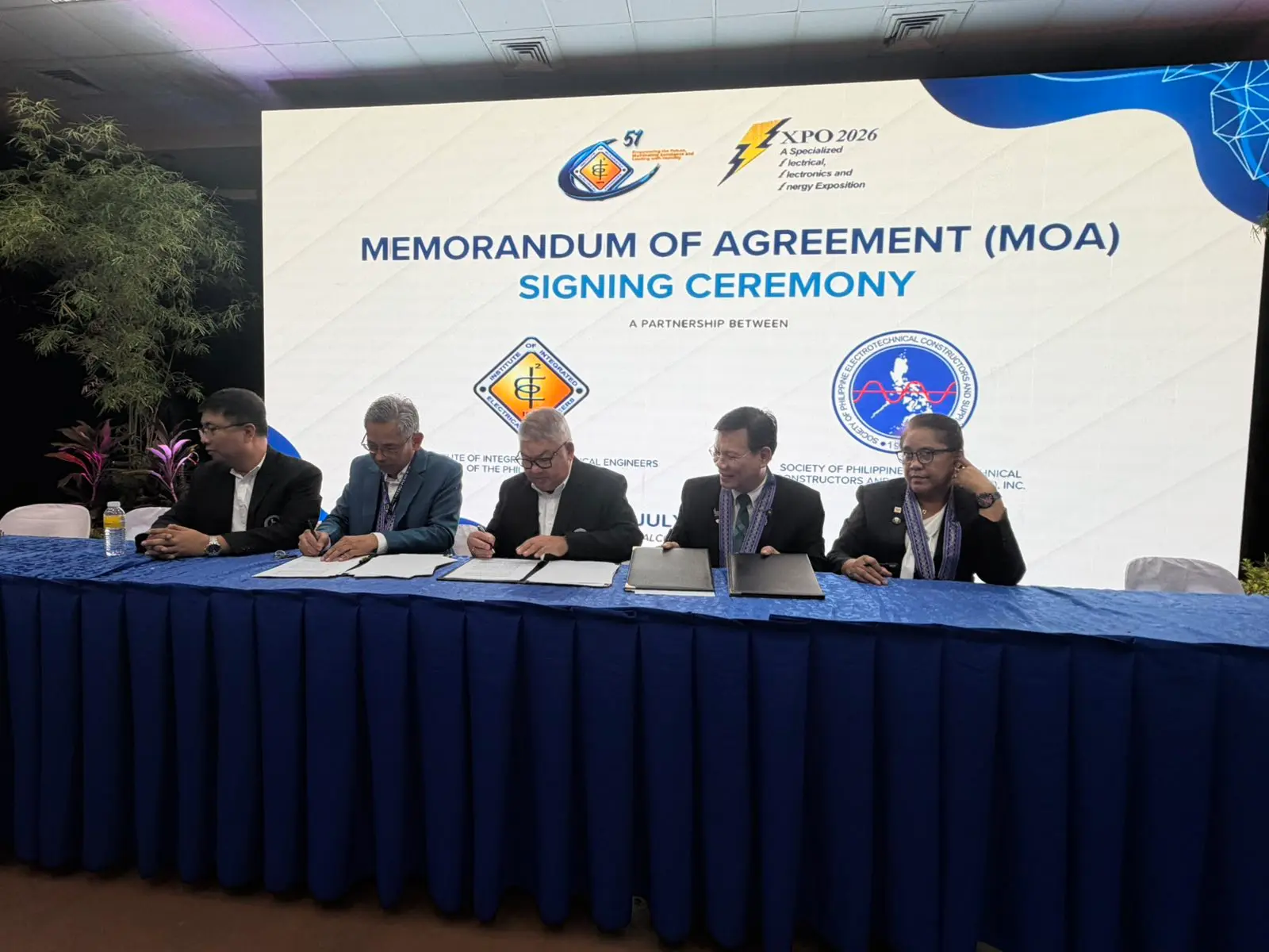 SPECS and IIEE have signed a Memorandum of Agreement for the IIEE 3XPO 2026