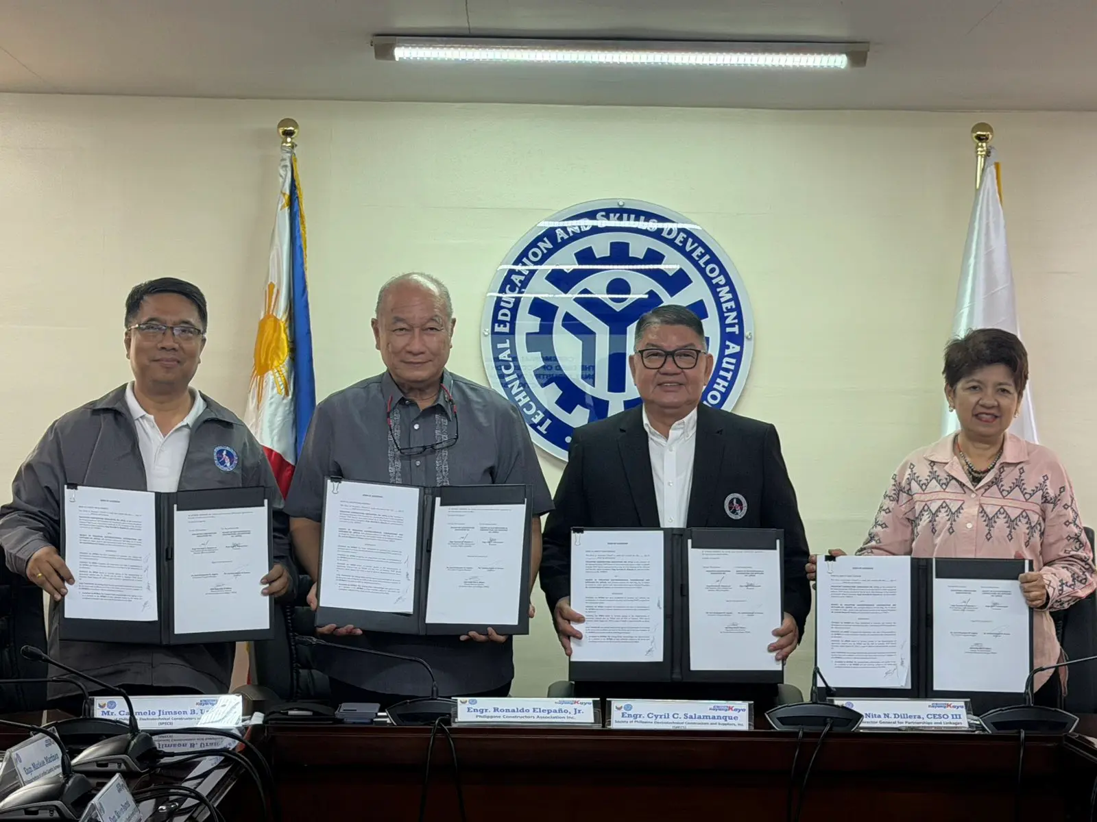 Ceremonial Signing of the Deed of Accession with the National Industry TVET Board for the Construction Sector